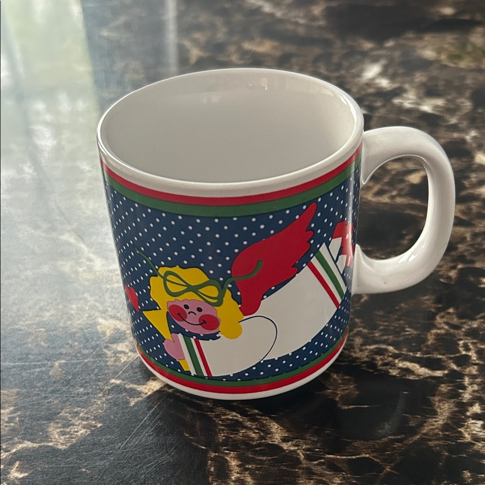 80’s Christmas Angel Mug